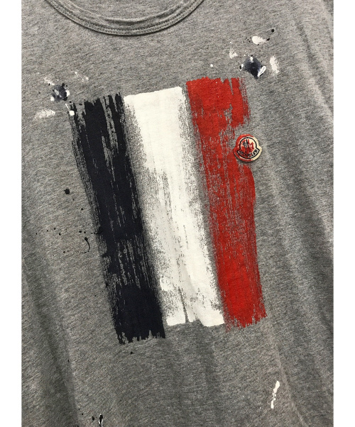 MONCLER（モンクレール）MONCLER (モンクレール) MAGLIA T-SHIRT グレー サイズ:Lの古着・服飾アイテム