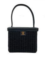 CHANELシャネル）の古着「ココマークカゴバッグ」｜ブラック