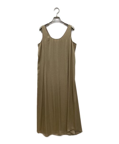 theory（セオリー）theory (セオリー) Theory Crushed Satin Maxi Tank DR ベージュ サイズ:Ｓの古着・服飾アイテム