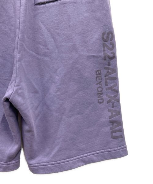 1017 ALYX 9SM（テンセブンティーン アリクス ナインエスエム）1017 ALYX 9SM (アリクス) ハーフパンツ パープル サイズ:Sの古着・服飾アイテム