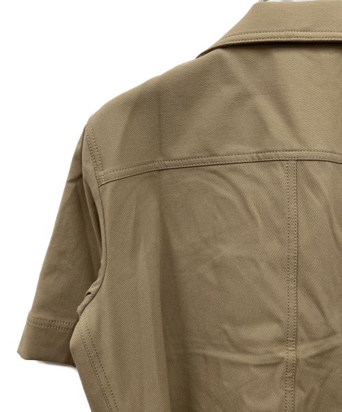 theory（セオリー）theory (セオリー) Neoteric Twill SS Safari JKT ネオトリック  ツイル SS ジャケット サファリジャケット マルチポケット ブラウン サイズ:Sの古着・服飾アイテム