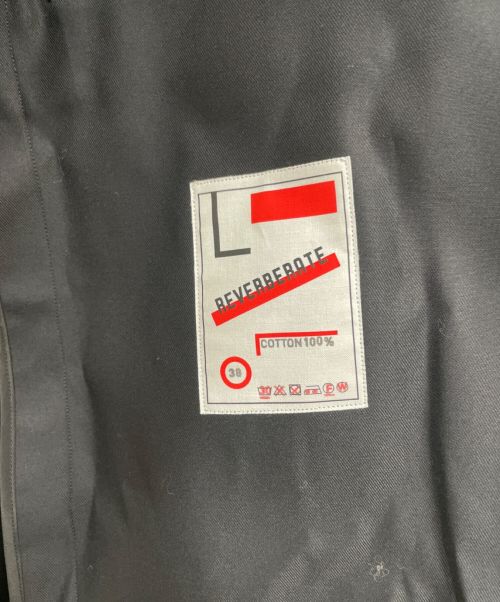 REVERBERATE（リバーバレイト）REVERBERATE (リバーバレイト) COVER COAT ブラック サイズ:38 未使用品の古着・服飾アイテム