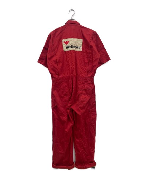 VINTAGE（ヴィンテージ）VINTAGE (ビンテージ) ジャンプスーツ レッド サイズ:Sの古着・服飾アイテム