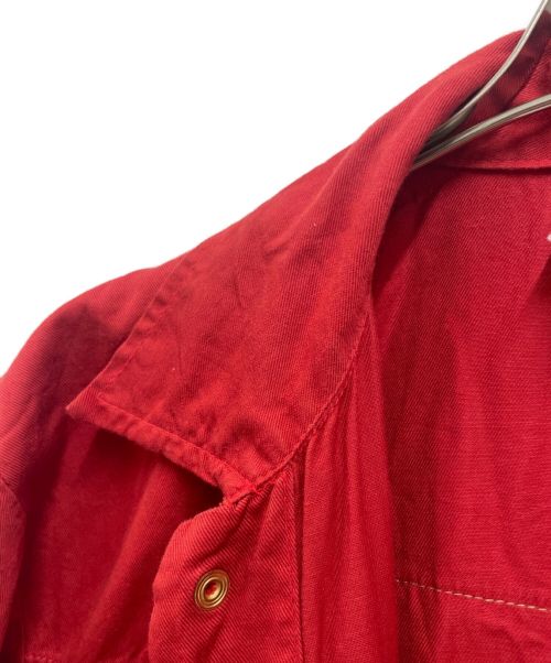 VINTAGE（ヴィンテージ）VINTAGE (ビンテージ) ジャンプスーツ レッド サイズ:Sの古着・服飾アイテム