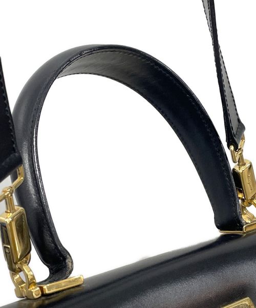 Salvatore Ferragamo（サルヴァトーレ フェラガモ）Salvatore Ferragamo (サルヴァトーレ フェラガモ) ガンチーニショルダーバッグ　BA21 2181 ブラックの古着・服飾アイテム