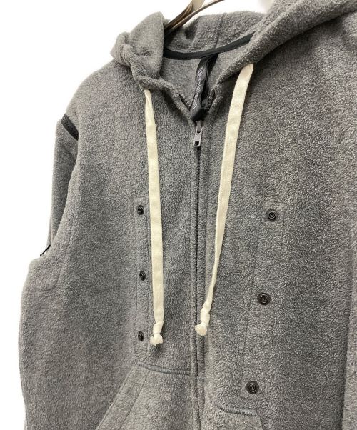 biscuithead（ビスケットヘッド）biscuithead (ビスケットヘッド) フリースジャケット　BDL-1 グレー サイズ:Ｍの古着・服飾アイテム