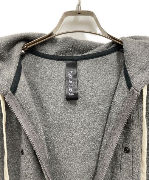 biscuithead（ビスケットヘッド）biscuithead (ビスケットヘッド) フリースジャケット　BDL-1 グレー サイズ:Ｍの古着・服飾アイテム