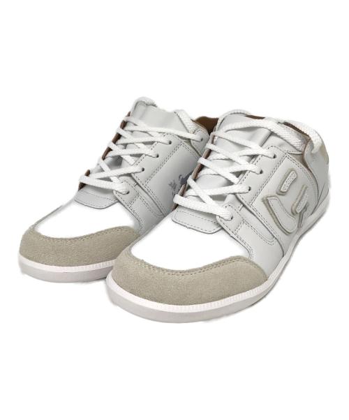 via SANGACIO（ヴィア・サンガチオ）via SANGACIO (ヴィア・サンガチオ) BRANDALISD (ブランダライズド) にゅ～ずMOM/Banksyコラボ ベージュ サイズ:26の古着・服飾アイテム