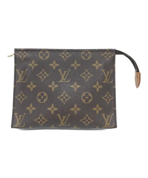 LOUIS VUITTON（ルイ ヴィトン）LOUIS VUITTON (ルイ ヴィトン) ポシェットトワレット19/M47544 ブラウンの古着・服飾アイテム