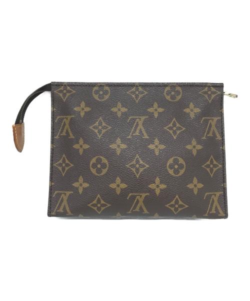 LOUIS VUITTON（ルイ ヴィトン）LOUIS VUITTON (ルイ ヴィトン) ポシェットトワレット19/M47544 ブラウンの古着・服飾アイテム