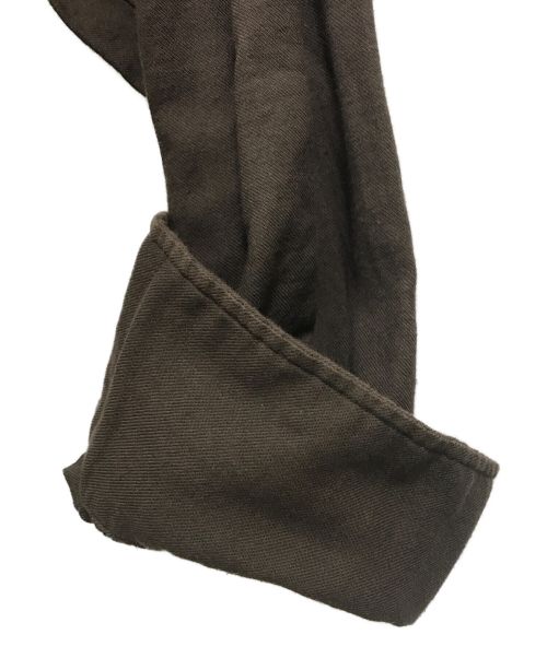 HERILL（ヘリル）HERILL (ヘリル) コットンカシミヤ レギュラーカラーシャツ/21-050-HL-8000-3 ブラウン サイズ:2の古着・服飾アイテム