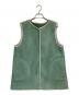 PASSIONE（パシオーネ）の古着「リバーシブルベスト」｜グリーン