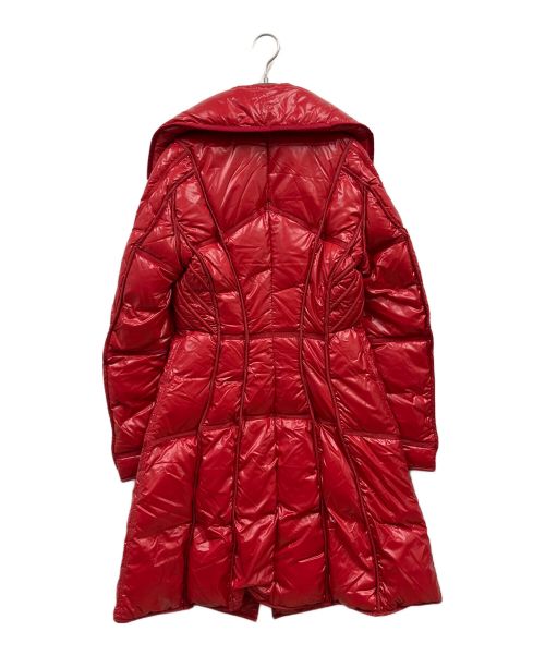 MONCLER（モンクレール）MONCLER (モンクレール) NADEGE ロングダウンコート/Z7H0741/ダウンコート/ロングコート レッド サイズ:SIZE 2の古着・服飾アイテム