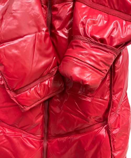 MONCLER（モンクレール）MONCLER (モンクレール) NADEGE ロングダウンコート/Z7H0741/ダウンコート/ロングコート レッド サイズ:SIZE 2の古着・服飾アイテム