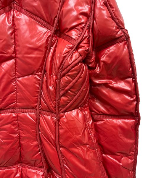 MONCLER（モンクレール）MONCLER (モンクレール) NADEGE ロングダウンコート/Z7H0741/ダウンコート/ロングコート レッド サイズ:SIZE 2の古着・服飾アイテム