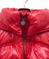 中古・古着 MONCLER (モンクレール) NADEGE ロングダウンコート/Z7H0741/ダウンコート/ロングコート レッド サイズ:SIZE 2：28000円