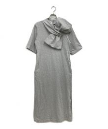 MM6 Maison Margiela（エムエムシックスメゾンマルジェラ）の古着「リボンドレスワンピース」｜グレー