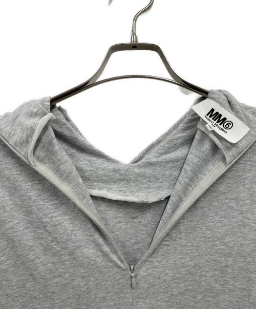MM6 Maison Margiela（エムエムシックスメゾンマルジェラ）MM6 Maison Margiela (エムエムシックス メゾンマルジェラ) リボンドレスワンピース グレー サイズ:XSの古着・服飾アイテム