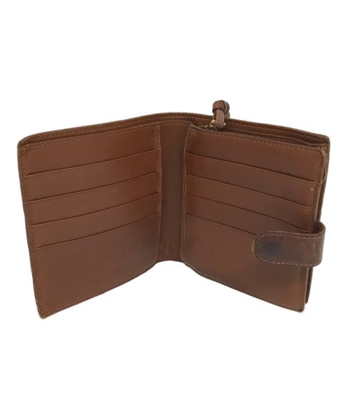 BOTTEGA VENETA（ボッテガベネタ）BOTTEGA VENETA (ボッテガベネタ) レザーウォレット ブラウンの古着・服飾アイテム