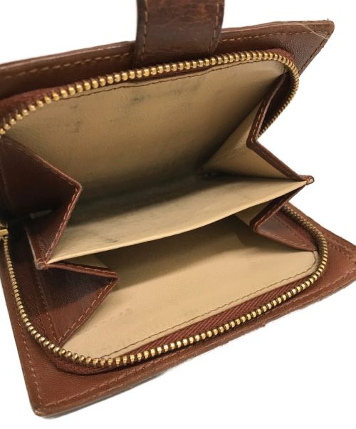 BOTTEGA VENETA（ボッテガベネタ）BOTTEGA VENETA (ボッテガベネタ) レザーウォレット ブラウンの古着・服飾アイテム