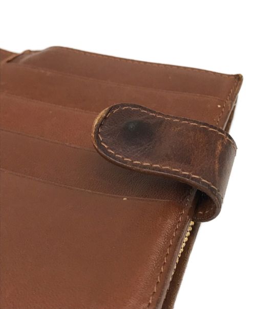 BOTTEGA VENETA（ボッテガベネタ）BOTTEGA VENETA (ボッテガベネタ) レザーウォレット ブラウンの古着・服飾アイテム