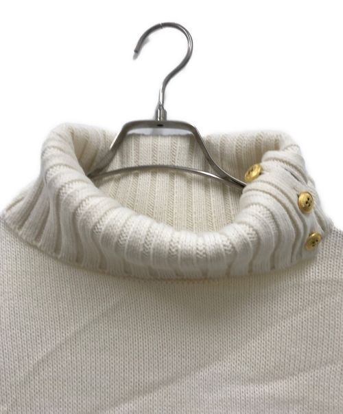 BLUE LABEL CRESTBRIDGE（ブルーレーベルクレストブリッジ）BLUE LABEL CRESTBRIDGE (ブルーレーベルクレストブリッジ) タートルネックニットワンピース/55J88-232-02 ベージュ サイズ:38の古着・服飾アイテム