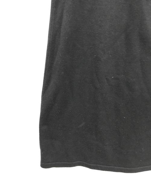 BLUE LABEL CRESTBRIDGE（ブルーレーベルクレストブリッジ）BLUE LABEL CRESTBRIDGE (ブルーレーベルクレストブリッジ) クレストブリッジチェック切替ニットワンピース/55J68283 ブラック サイズ:Mの古着・服飾アイテム