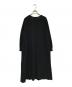BLUE LABEL CRESTBRIDGE (ブルーレーベルクレストブリッジ) クレストブリッジチェック切替ニットワンピース/55J68283 ブラック サイズ:M：6000円
