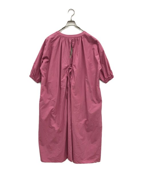 CB CRESTBRIDGE（シービークレストブリッジ）CB CRESTBRIDGE (シービークレストブリッジ) バックオープンボリュームワンピース ショッキングピンク サイズ:Sの古着・服飾アイテム