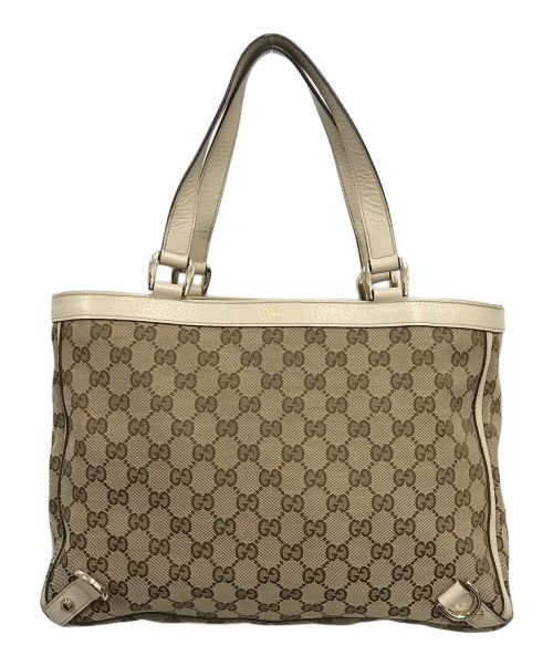 GUCCI（グッチ）GUCCI (グッチ) アビー GGキャンバス ハンドバッグ/トートバッグの古着・服飾アイテム