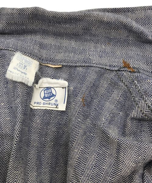 Wrangler（ラングラー）Wrangler (ラングラー) 60-70’S BLUE BELL HBT オールインワン ブルー サイズ:38の古着・服飾アイテム