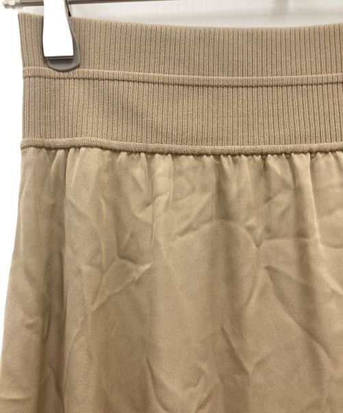 theory（セオリー）theory (セオリー) Silk Combo Rib WB Volume SK/スカート ベージュ サイズ:Mの古着・服飾アイテム