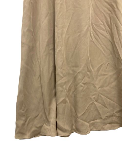 theory（セオリー）theory (セオリー) Silk Combo Rib WB Volume SK/スカート ベージュ サイズ:Mの古着・服飾アイテム