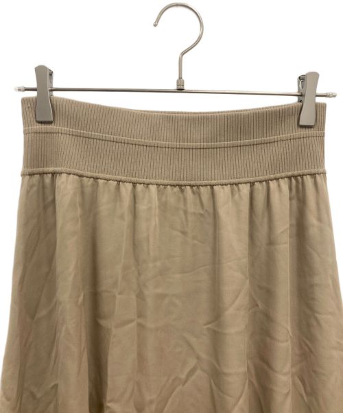 theory（セオリー）theory (セオリー) Silk Combo Rib WB Volume SK/スカート ベージュ サイズ:Mの古着・服飾アイテム