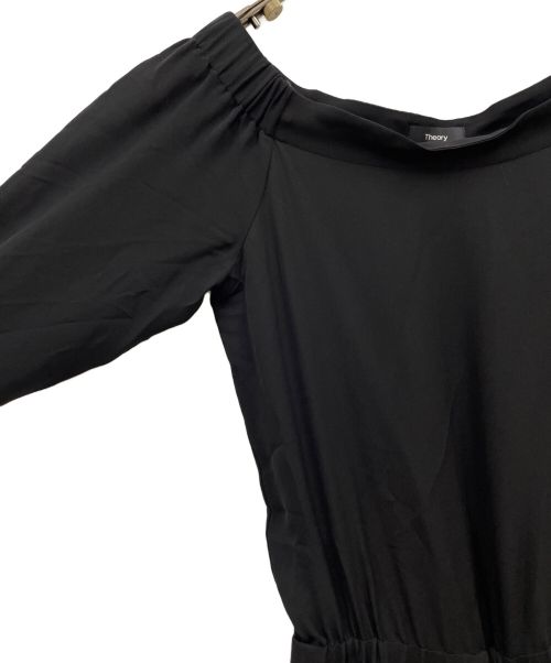 theory（セオリー）theory (セオリー) Double Georgette Faley/オールインワン/ジャンプスーツ/01-6206413 ブラック サイズ:Sの古着・服飾アイテム