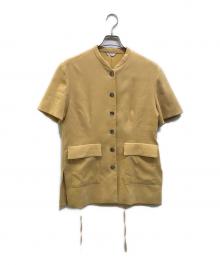 CLANE（クラネ）の古着「CORDUROY STAND COLLAR SHIRT/12122-4292」｜イエロー