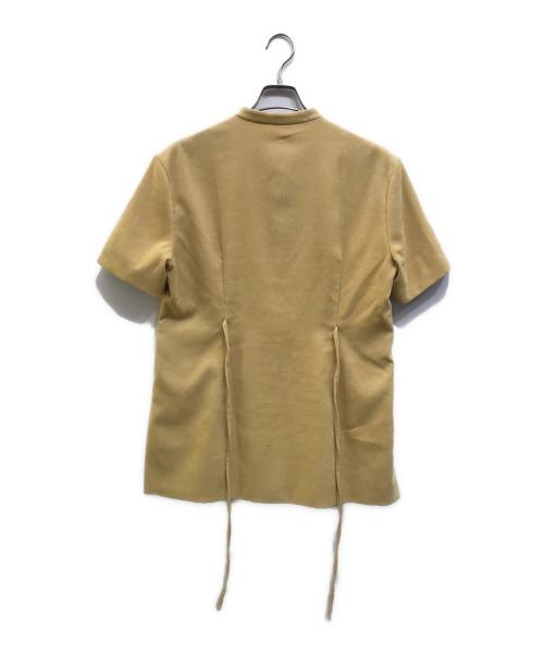 CLANE（クラネ）CLANE (クラネ) CORDUROY STAND COLLAR SHIRT/12122-4292 イエロー サイズ:2の古着・服飾アイテム