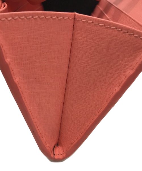 BALENCIAGA（バレンシアガ）BALENCIAGA (バレンシアガ) ESSENTIAL MONEY ロングフラップウォレット ピンクの古着・服飾アイテム