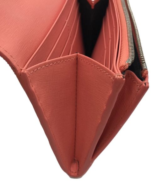 BALENCIAGA（バレンシアガ）BALENCIAGA (バレンシアガ) ESSENTIAL MONEY ロングフラップウォレット ピンクの古着・服飾アイテム