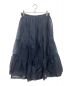 THIRD MAGAZINE (サードマガジン) シルクスカート ネイビー サイズ:2：2500円