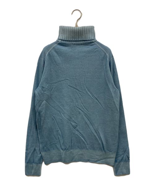 Cruciani（クルチアーニ）CRUCIANI (クルチアーニ) 製品染めタートルネックニット/タートルネックニット/JU4202 ブルー サイズ:46の古着・服飾アイテム