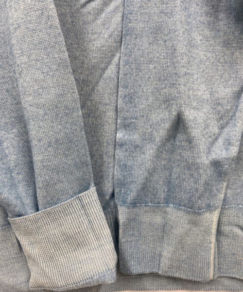 Cruciani（クルチアーニ）CRUCIANI (クルチアーニ) 製品染めタートルネックニット/タートルネックニット/JU4202 ブルー サイズ:46の古着・服飾アイテム