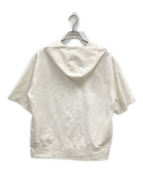 pinue（ピヌエ）pinue (ピヌエ) S/Sパーカー/半袖パーカー23S1-PT009 アイボリー サイズ:不明の古着・服飾アイテム