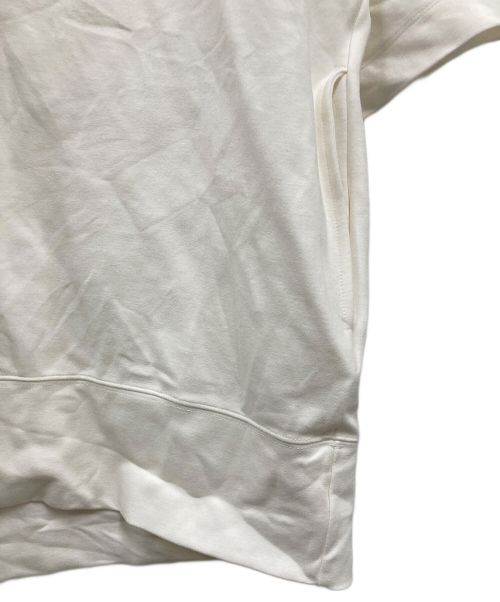 pinue（ピヌエ）pinue (ピヌエ) S/Sパーカー/半袖パーカー23S1-PT009 アイボリー サイズ:不明の古着・服飾アイテム