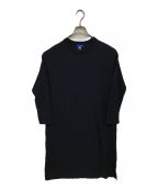 BLUE LABEL CRESTBRIDGEブルーレーベルクレストブリッジ）の古着「アンサンブルニットワンピース/55J97609」｜ネイビー