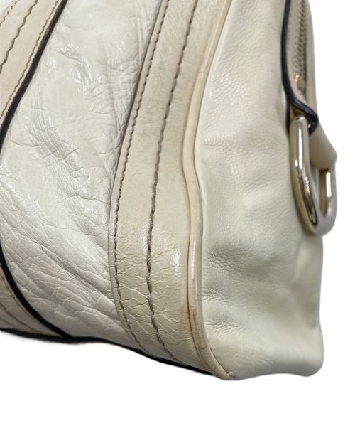 GUCCI（グッチ）GUCCI (グッチ) ドゥケッサ ミニボストンバッグ/181487 ベージュの古着・服飾アイテム