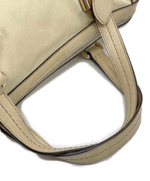 GUCCI（グッチ）GUCCI (グッチ) ドゥケッサ ミニボストンバッグ/181487 ベージュの古着・服飾アイテム