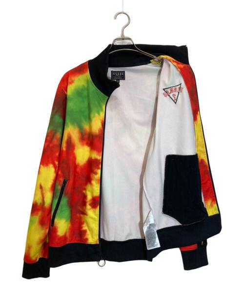 GUESS（ゲス）GUESS (ゲス) J balvin (J.バルヴィン) トラックジャケット/M91Q64RJQ31 レッド×イエロー サイズ:Mの古着・服飾アイテム
