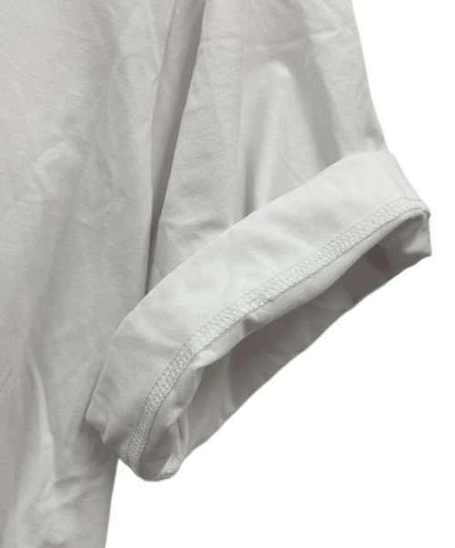 BLUE LABEL CRESTBRIDGE（ブルーレーベルクレストブリッジ）BLUE LABEL CRESTBRIDGE (ブルーレーベルクレストブリッジ) カットソーワンピース/55P19-407 ホワイト サイズ:38の古着・服飾アイテム