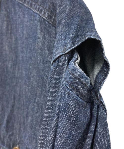 kenneth field（ケネスフィールド）KENNETH FIELD (ケネスフィールド) バックボタンデニムシャツ インディゴ サイズ:XLの古着・服飾アイテム
